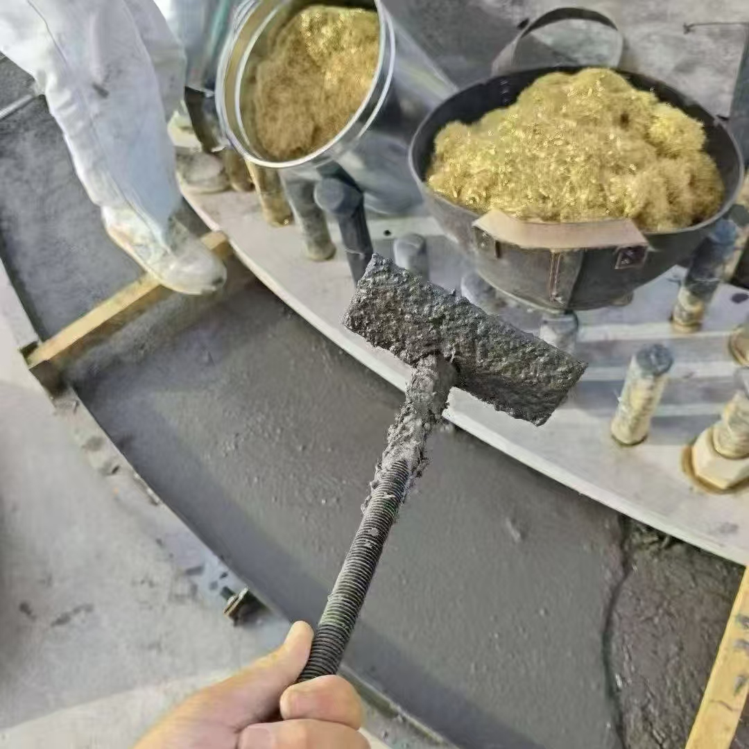 甘泉C120钢纤维高强无收灌浆料 轧机压缩机汽轮机发电机锻压设备底座灌浆材料